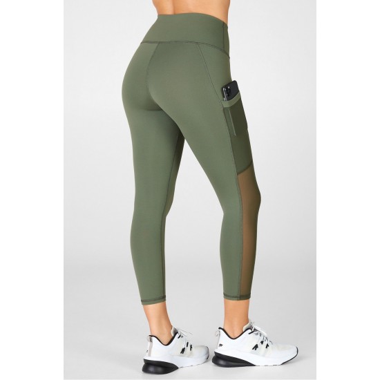 On-The-Go PowerHold High-Waisted Capri Safari