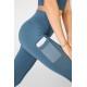 On-The-Go PowerHold High-Waisted Capri Celestial Blue