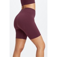 Cloud Seamless High-Waisted 7" Bright Burgundy