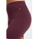 Cloud Seamless High-Waisted 7 Bright Burgundy