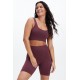 Cloud Seamless High-Waisted 7 Bright Burgundy