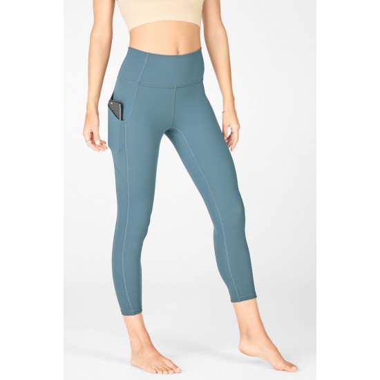 Oasis PureLuxe High-Waisted Capri Celestial Blue