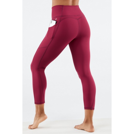 Oasis PureLuxe High-Waisted Capri Cherry Burst