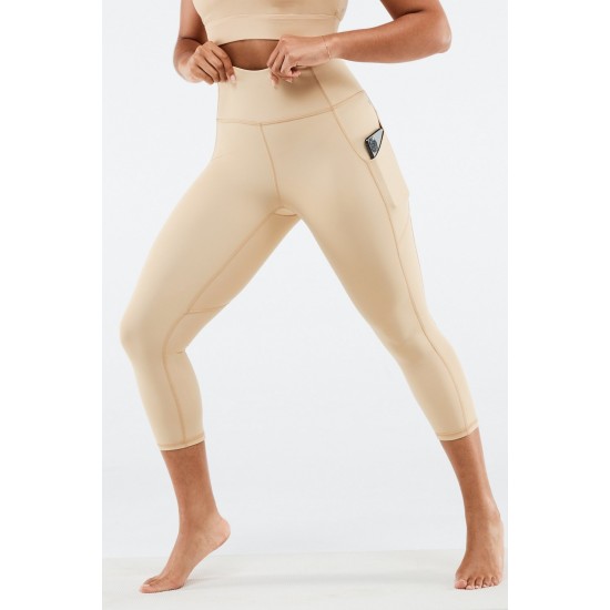 Oasis PureLuxe High-Waisted Capri Shorewood