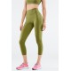 Anywhere High-Waisted Capri Faded Olive