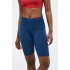 SculptKnit High-Waisted Perforated Yoga Short Navy Peony