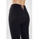 High-Waisted Seamless Rib Yoga Legging Black