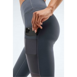 On-The-Go PowerHold High-Waisted Mesh Yoga Legging Iron