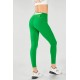 Trinity Motion365 High-Waisted Yoga Legging Kaitoke Green/White