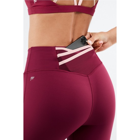 Trinity Motion365 High-Waisted Yoga Legging Cherry Burst/Pink Dust