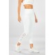 Dynamic High-Waisted Lattice 7/8 White