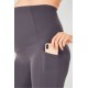 PureLuxe High-Waisted Maternity 7/8 Yoga Legging Iron