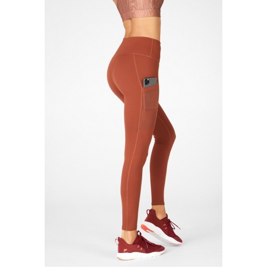 On-The-Go PowerHold High-Waisted Yoga Legging Java