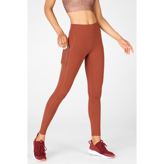 On-The-Go PowerHold High-Waisted Yoga Legging Java