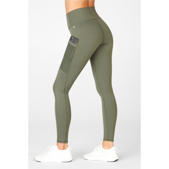 On-The-Go PowerHold High-Waisted Yoga Legging Safari