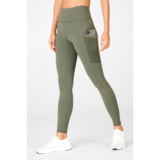 On-The-Go PowerHold High-Waisted Yoga Legging Safari