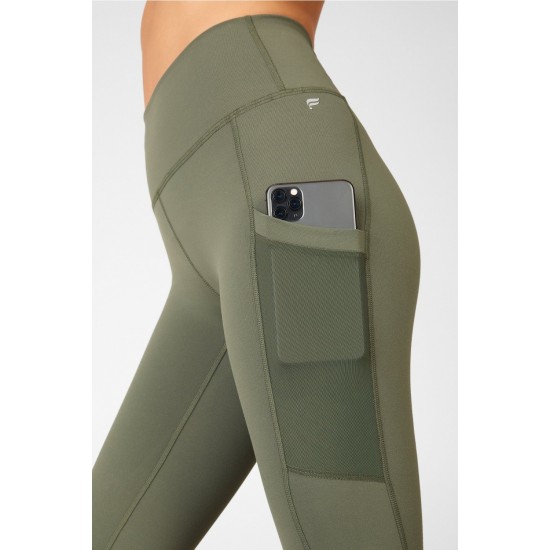 On-The-Go PowerHold High-Waisted Yoga Legging Safari