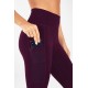 On-The-Go PowerHold High-Waisted Yoga Legging Burgundy (Solid)