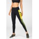 On-The-Go PowerHold High-Waisted Yoga Legging Black/Meadow Green/Leaf