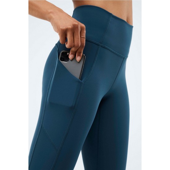 Oasis PureLuxe High-Waisted Yoga Legging Midnight Teal