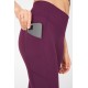 Oasis PureLuxe High-Waisted Yoga Legging Dark Eggplant