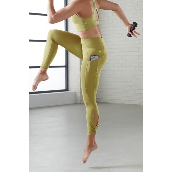 Oasis PureLuxe High-Waisted Twist 7/8 Yoga Legging Thyme