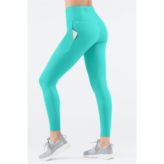 Trinity Motion365 HW Utility Yoga Legging Aqua Oasis