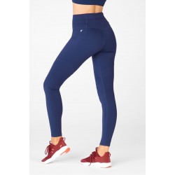 High-Waisted Motion365 Paneled Yoga Legging Abyss/Marina/Vermillion