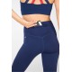 High-Waisted Motion365 Paneled Yoga Legging Abyss/Marina/Vermillion