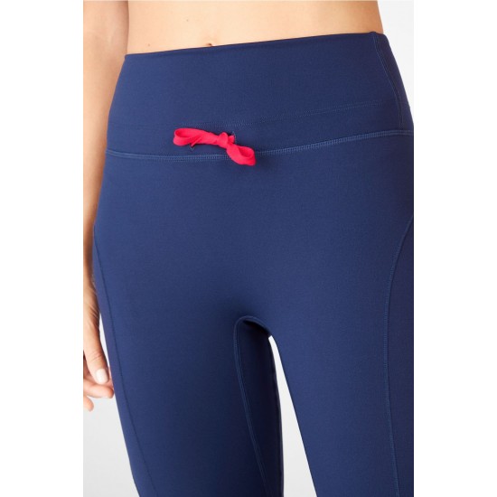 High-Waisted Motion365 Paneled Yoga Legging Abyss/Marina/Vermillion