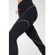 High-Waisted Motion365 Paneled Yoga Legging Black/Misty Lilac/Teaberry