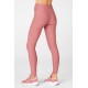 High-Waisted Essential Cold Weather Yoga Legging Cherry Mocha