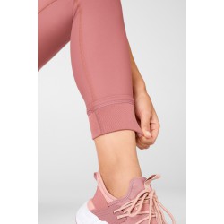 High-Waisted Essential Cold Weather Yoga Legging Cherry Mocha