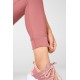 High-Waisted Essential Cold Weather Yoga Legging Cherry Mocha