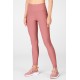 High-Waisted Essential Cold Weather Yoga Legging Cherry Mocha