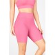 Anywhere High-Waisted Yoga Short 9 Pink Rouge