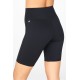 Anywhere High-Waisted Yoga Short 9 Black