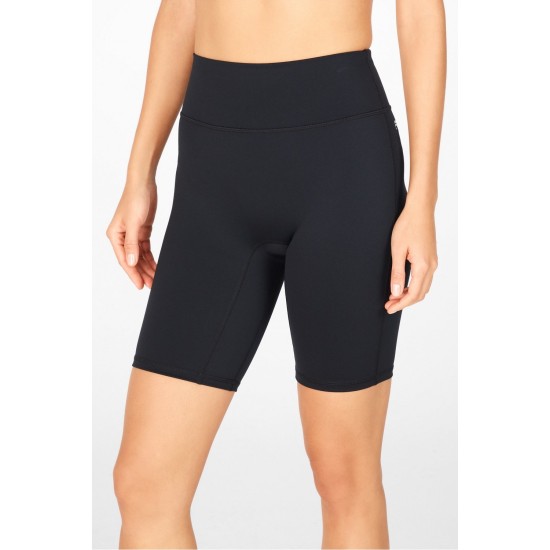 Anywhere High-Waisted Yoga Short 9 Black