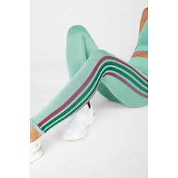 High-Waisted Seamless Stripe Yoga Legging Lunar Blue Stripe Multi1