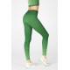 High-Waisted Seamless Dot Yoga Legging Palm Green/Lime Twist