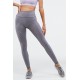 High-Waisted Seamless Rib Yoga Legging Iron/Hazy Iris