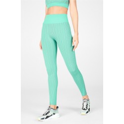 Ultra High-Waisted Seamless Dot Yoga Legging Bermuda Sea/Raincloud