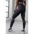 High-Waisted Ultracool Yoga Legging Black Shine