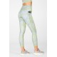 Motion365 High-Waisted 7/8 Yoga Legging Grey Pin Dot Camo