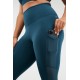 On-The-Go PowerHold Ultra HW 7/8 Yoga Legging Midnight Teal