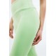 High-Waisted Seamless Rib Yoga Legging Aloe