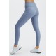 High-Waisted Motion365 Yoga Legging With Zipper Faded Denim/Soft-White