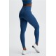 High-Waisted Motion365 Yoga Legging With Zipper Navy Peony/Soft-White