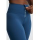 High-Waisted Motion365 Yoga Legging With Zipper Navy Peony/Soft-White