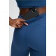 High-Waisted Motion365 Yoga Legging With Zipper Navy Peony/Soft-White